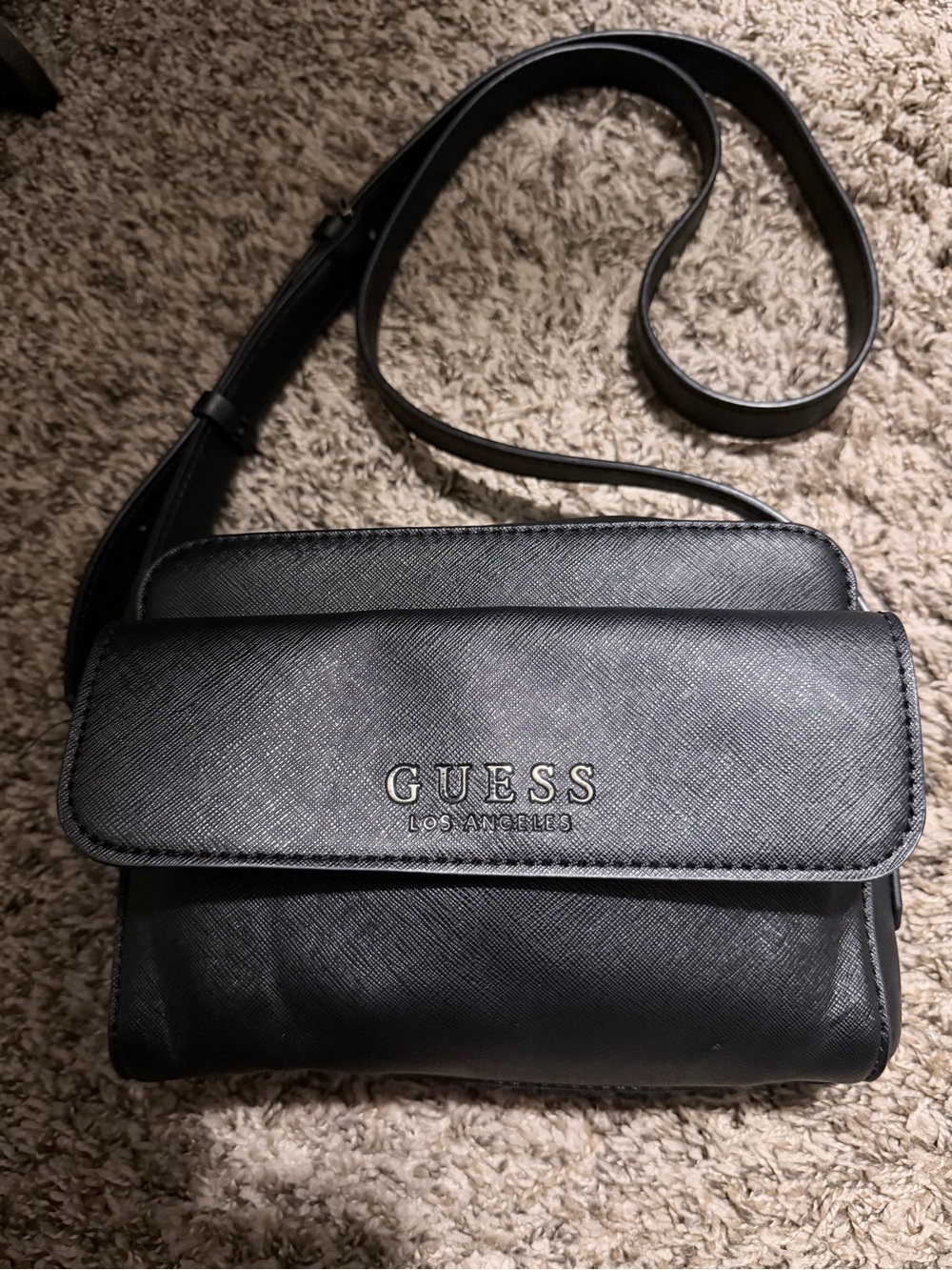 GUESS Los Angeles Black Crossbody Bag